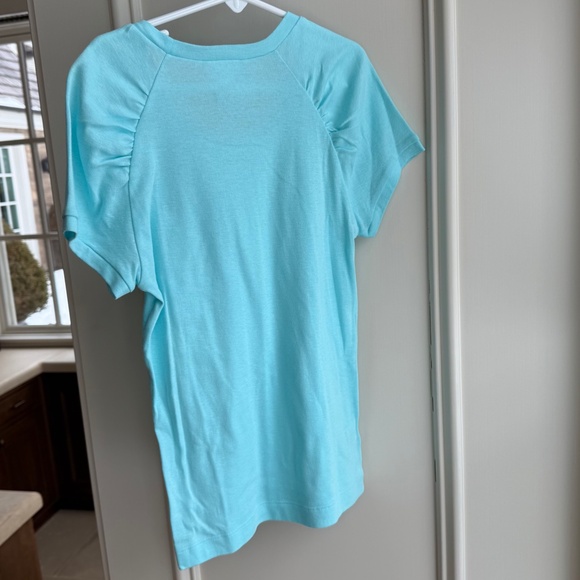 Lacoste T-shirt w/Ruched Sleeve Detail - Picture 8 of 8